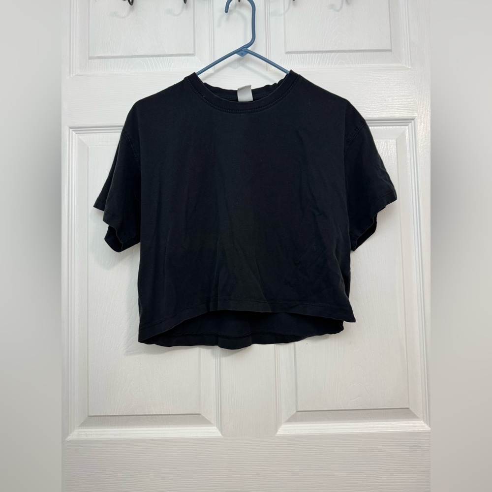 Black Women's Crop Top